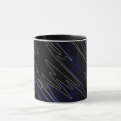 Marble Black Blue Tasse (Zentrum)