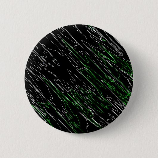 Marble Black Green Button (Vorderseite)