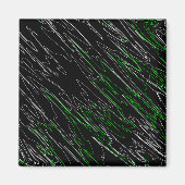 Marble Black Green Magnet (Vorne)