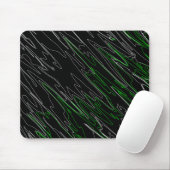 Marble Black Green Mousepad (Mit Mouse)
