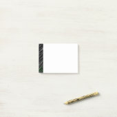 Marble Black Green Post-it Klebezettel (Auf Schreibtisch)