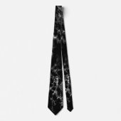 Marble Black Neck Tie Krawatte (Vorderseite)