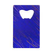 Marble Blue Geldbeutel Flaschenöffner (Vorderseite)