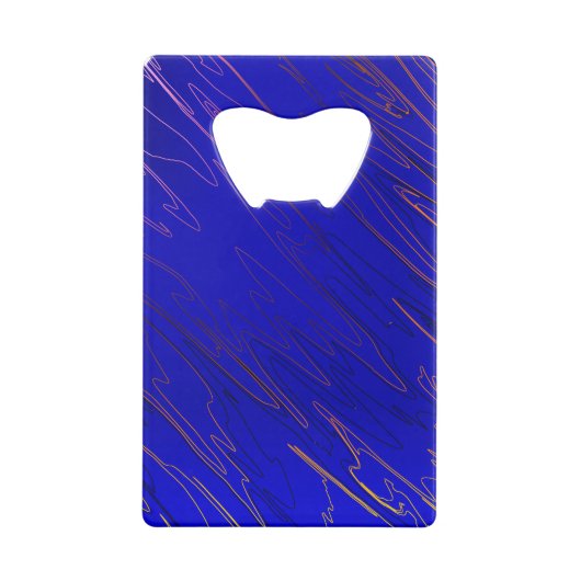 Marble Blue Geldbeutel Flaschenöffner (Rückseite)
