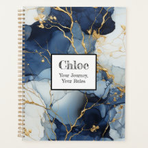 Marble Blue&Gold Ihre Reise, Ihre Regeln