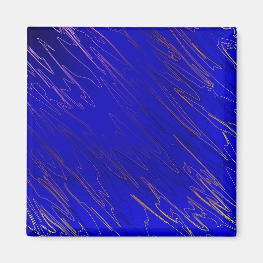 Marble Blue Magnet (Vorne)