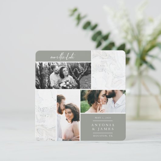 MARBLE BOXES SAVE THE DATE (Stehend Vorderseite)
