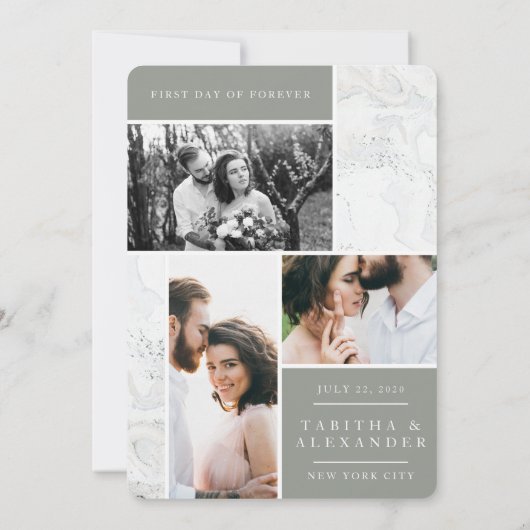 MARBLE BOXES WEDD INVITATION EINLADUNG (Rückseite)