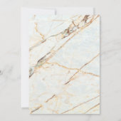 Marble Bridal Dusche Einladung (Rückseite)