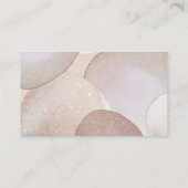 MARBLE BUBBLE LUXE GOLD BUSINESS CARD VISITENKARTE (Rückseite)