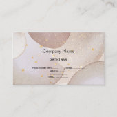 MARBLE BUBBLE LUXE GOLD BUSINESS CARD VISITENKARTE (Vorderseite)