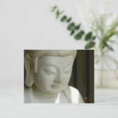 Marble Buddha Postkarte (Stehend Vorderseite)