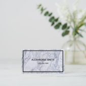 Marble Business Card Visitenkarte (Stehend Vorderseite)