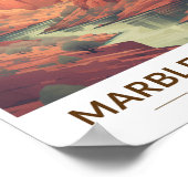 Marble Canyon Arizona Kunst, Dichtung und Musik Vi Poster (Ecke)