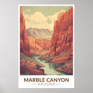 Marble Canyon Arizona Kunst, Dichtung und Musik Vi Poster