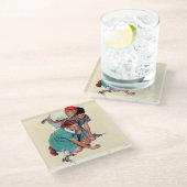 Marble Champion Glasuntersetzer (Schrägansicht)