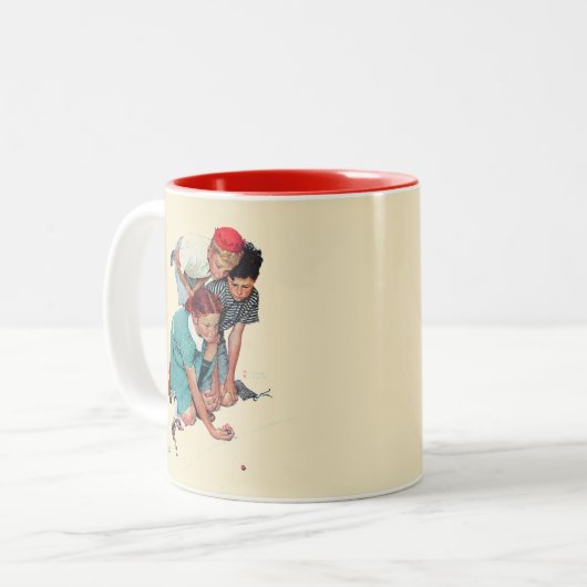 Marble Champion Zweifarbige Tasse (Vorderseite Links)