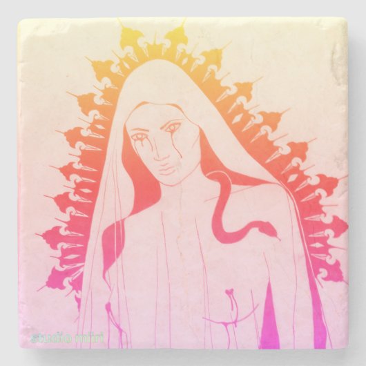 MARBLE COASTER studio miiri Steinuntersetzer (Vorderseite)