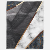 Marble Collage Muster Fleecedecke (Vorderseite)
