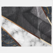 Marble Collage Muster Fleecedecke (Vorderseite (Horizontal))
