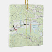 Marble Colorado Topo Karte Keramikornament (Rechts)