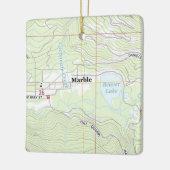 Marble Colorado Topo Karte Keramikornament (Links)