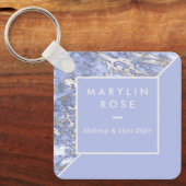 MARBLE CUSTOMIZABLE SQUARE BUSINESS CARD SCHLÜSSELANHÄNGER (Vorderseite)