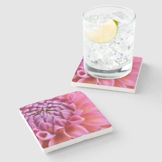 Marble Dahlia Untersetzer (Seitenansicht)