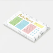 Marble Daily Planner Post-it Klebezettel (angewinkelt)