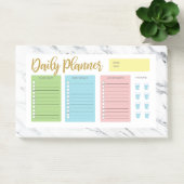 Marble Daily Planner Post-it Klebezettel (Büro)