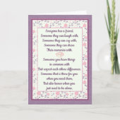 Marble der besten Rose Karte (Vorderseite)