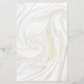 Marble des Barberservice-Menüs der Gold Scissors Flyer (Hinten)