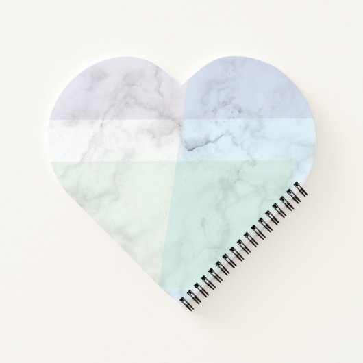 Marble  design pastel colors notizblock (Rückseite)