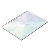 Marble  design pastel colors notizblock (Linke Seite)