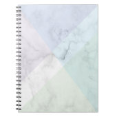 Marble  design pastel colors notizblock (Vorderseite)