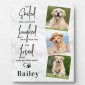 Marble-Dog-Memorial für die individuelle FotoColla Fotoplatte (Vorderseite)