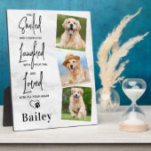 Marble-Dog-Memorial für die individuelle FotoColla Fotoplatte (Seite)