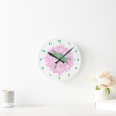 Marble Dragonfly Wall Clock Runde Wanduhr (Zuhause)