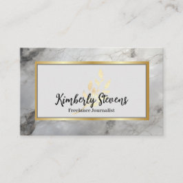 Marble Dream Gold Leaf Business Card MW1001 Visitenkarte