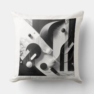 Marble Echoes of Silent Geometry Kissen