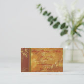 Marble Elegance Business Card Visitenkarte (Stehend Vorderseite)