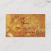 Marble Elegance Business Card Visitenkarte (Rückseite)