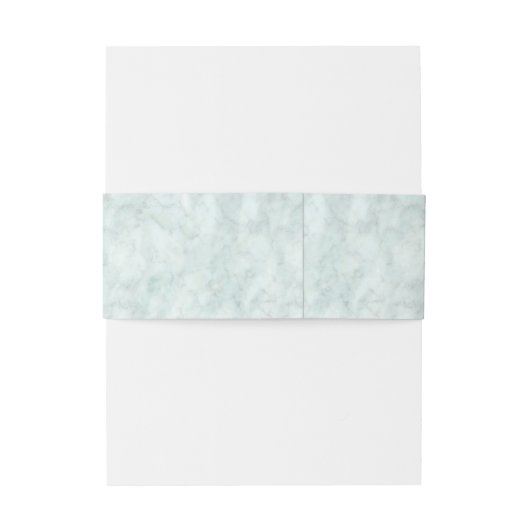 Marble Eucalyptus Greenery Gold Hochzeit Einladungsbanderole (Rückseitenbeispiel)