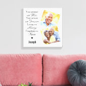 Marble Family Foto Sympathy Memorials Keepsake Leinwanddruck (Insitu (Wohnzimmer))