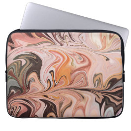 Marble Forms – Pink & Beige Soft Marble Laptopschutzhülle