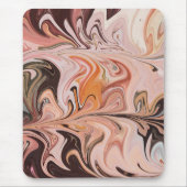 Marble Forms – Pink & Beige Soft Marble Mousepad (Vorne)