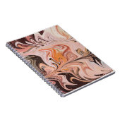 Marble Forms – Pink & Beige Soft Marble Notizblock (Rechte Seite)