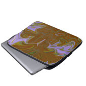 Marble Forms – Terracotta Warm Abstract Laptopschutzhülle (Vorne Knopf)