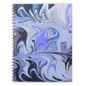 Marble Forms – White & Grey Minimal Texture Notizblock (Vorderseite)