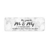 Marble Fresh Script The Future Mr. und Mrs. (Vorne)